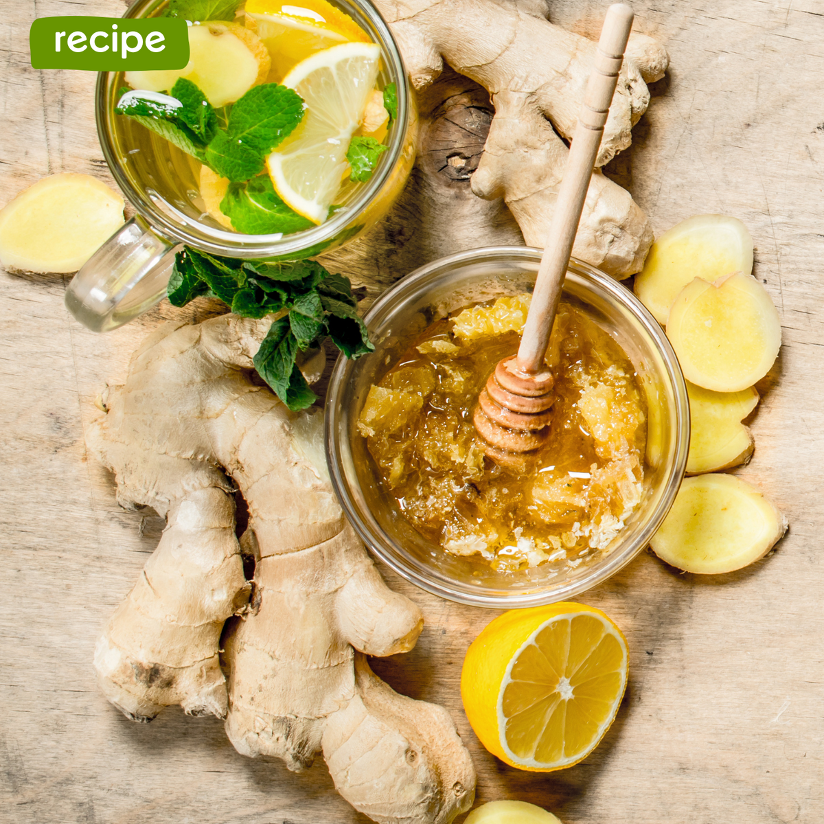 Easy 10 Minute Fresh Ginger Tea – The Herbal Scoop