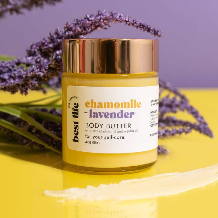 
            
                Load image into Gallery viewer, Chamomile &amp;amp; Lavender Body Butter
            
        