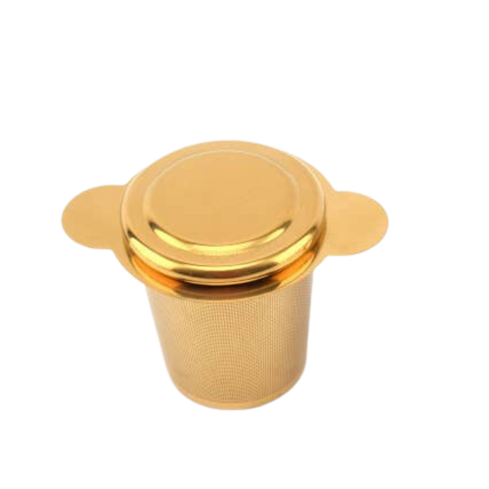 Gold Tea Strainer